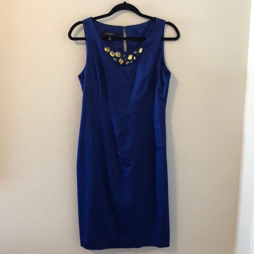 Royal Blue Gem Dress